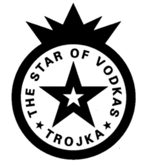 THE STAR OF VODKAS TROJKA Logo (IGE, 19.08.2002)
