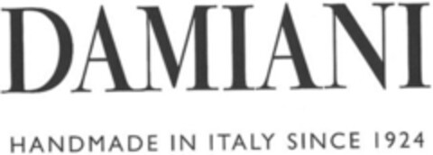 DAMIANI HANDMADE IN ITALY SINCE 1924 Logo (IGE, 20.10.2023)