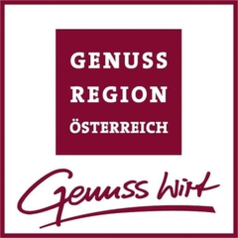 GENUSS REGION ÖSTERREICH Genuss Wirt Logo (IGE, 22.03.2013)