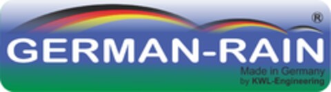 GERMAN-RAIN Made in Germany by KWL-Engineering Logo (IGE, 09/06/2013)