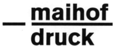 maihof druck Logo (IGE, 25.04.2000)