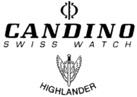 CANDINO SWISS WATCH HIGHLANDER Logo (IGE, 22.10.1996)