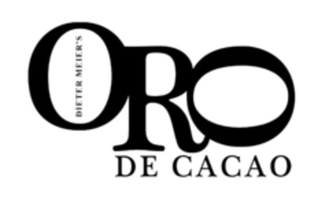 DIETER MEIER'S ORO DE CACAO Logo (IGE, 29.04.2015)