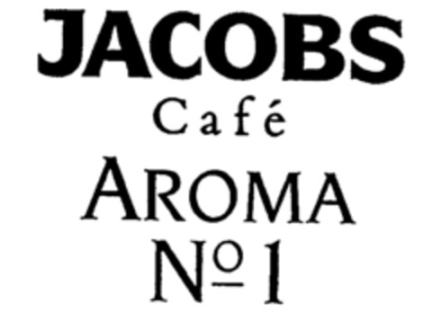 JACOBS Café AROMA N° 1 Logo (IGE, 10.02.1989)