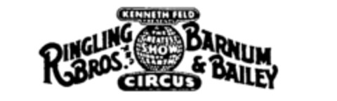 RINGLING BROS. AND BARNUM & BAILEY KENNETH FELD PRESENTS THE GREAT- EST SHOW ON EARTH CIRCUS Logo (IGE, 13.02.1990)