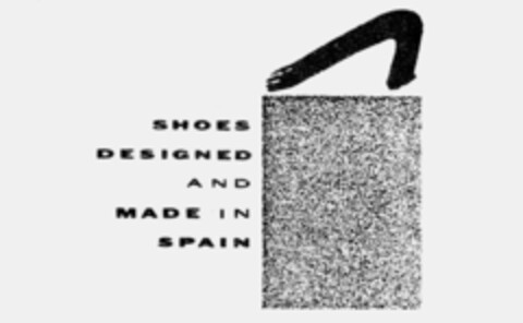 SHOES DESIGNED AND MADE IN SPAIN Logo (IGE, 24.04.1991)