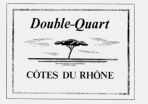 Double-Quart COTES DU RHONE Logo (IGE, 06/26/1992)