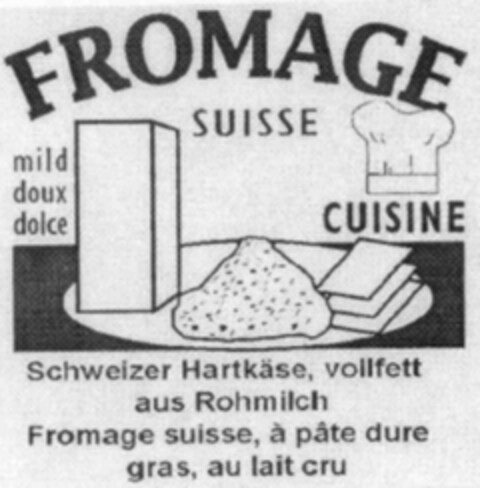 FROMAGE SUISSE CUISINE Logo (IGE, 08/15/2002)