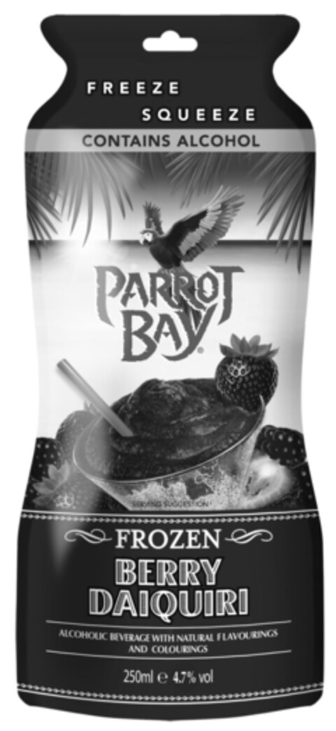 PARROT BAY FROZEN BERRY DAIQUIRI Logo (IGE, 05/13/2013)