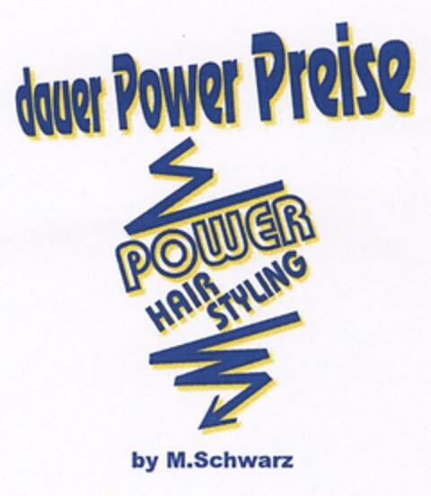 dauer Power Preise POWER HAIR STYLING by M. Schwarz Logo (IGE, 15.02.2011)