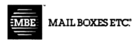 MBE MAIL BOXES ETC Logo (IGE, 01.02.1993)