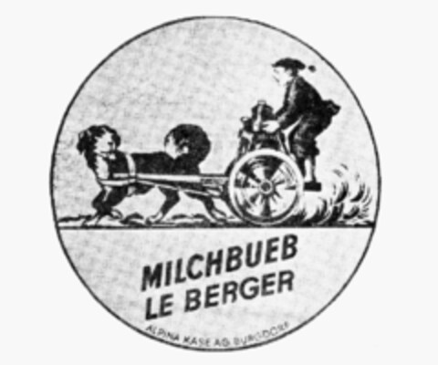 MILCHBUEB LE BERGER Logo (IGE, 03/17/1986)