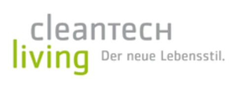 cleantech living Der neue Lebensstil. Logo (IGE, 28.09.2010)