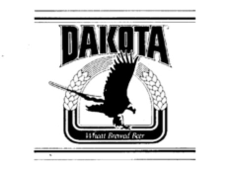 DAKOTA Wheat Brewed Beer Logo (IGE, 10.09.1987)