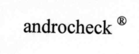 androcheck Logo (IGE, 08/26/1999)