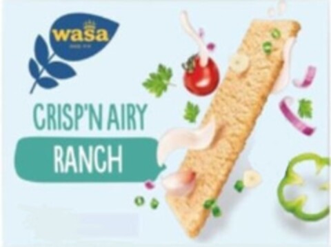 wasa CRISP'N AIRY RANCH Logo (IGE, 11/13/2023)