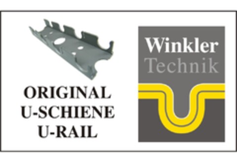ORIGINAL U-SCHIENE U-RAIL Winkler Technik Logo (IGE, 19.01.2016)