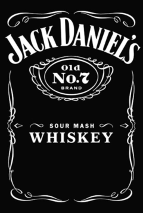 JACK DANIEL'S Old No.7 BRAND SOUR MASH WHISKEY Logo (IGE, 26.04.2011)