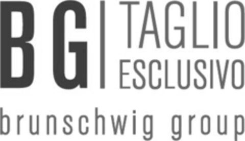 BG TAGLIO ESCLUSIVO brunschwig group Logo (IGE, 12/13/2013)