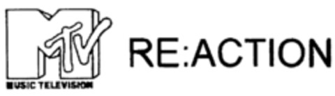 MTV MUSIC TELEVISION RE:ACTION Logo (IGE, 01/13/2003)