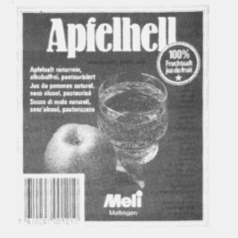 Apfelhell Meli Logo (IGE, 01/30/1993)