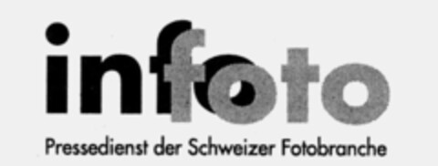 infofoto Pressedienst der Schweizer Fotobranche Logo (IGE, 29.07.1994)