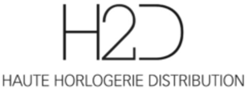 H2D HAUTE HORLOGERIE DISTRIBUTION Logo (IGE, 15.04.2013)