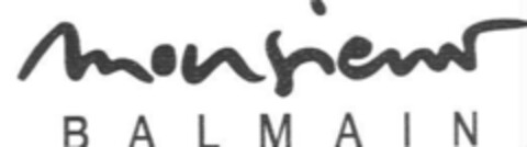 monsieur BALMAIN Logo (IGE, 18.12.2003)