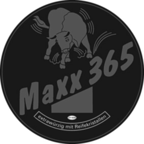 Maxx 365 extrawürzig mit Reifekristallen Logo (IGE, 10/04/2013)