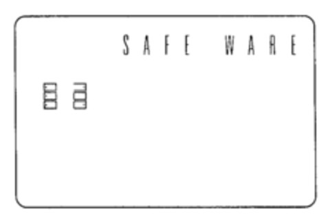 SAFE WARE Logo (IGE, 22.05.1990)