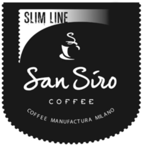 SLIM LINE San Síro COFFEE COFFEE MANUFACTURA MILANO Logo (IGE, 20.02.2012)