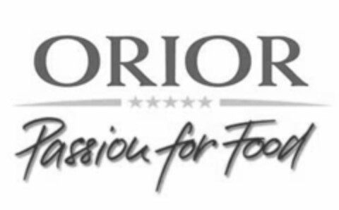 ORIOR Passion for Food Logo (IGE, 03.08.2005)