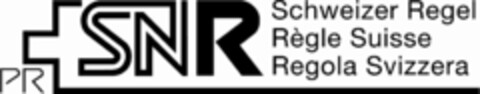 PR SNR Schweizer Regel Règle Suisse Regola Svizzera Logo (IGE, 04.07.2011)