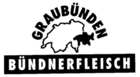 GRAUBüNDEN BüNDNERFLEISCH Logo (IGE, 28.08.1992)