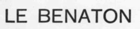 LE BENATON Logo (IGE, 22.04.1982)