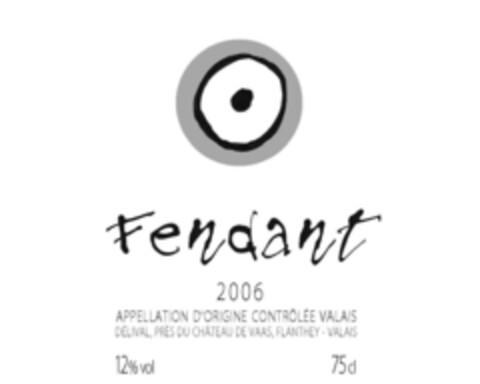 Fendant 2006 APPELLATION D'ORIGINE CONTRÔLÉE VALAIS Logo (IGE, 03.01.2008)