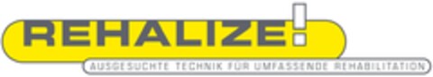 REHALIZE! AUSGESUCHTE TECHNIK FÜR UMFASSENDE REHABILITATION Logo (IGE, 15.06.2010)