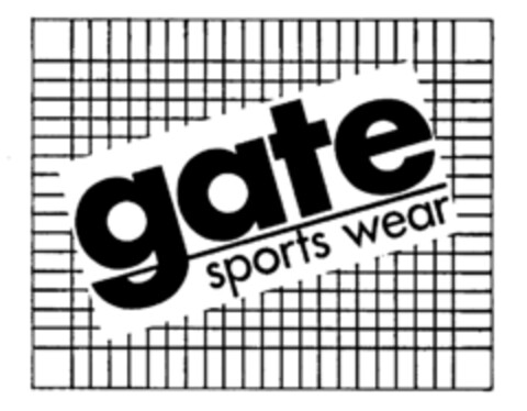 gate sports wear Logo (IGE, 09.05.1983)