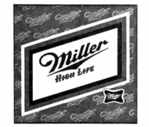 Miller HIGH LIFE Logo (IGE, 09/30/1982)