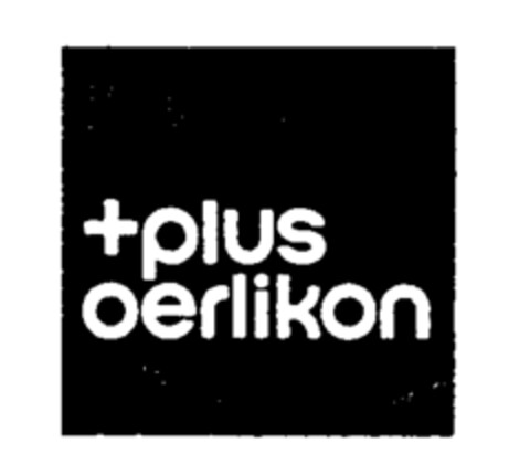 +plus oerlikon Logo (IGE, 03.09.1982)