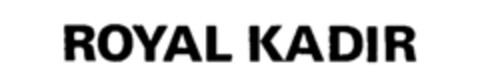 ROYAL KADIR Logo (IGE, 12.02.1989)