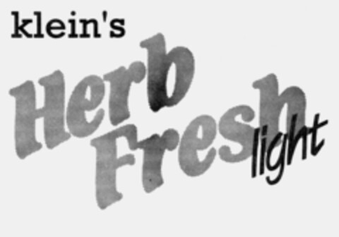 klein's Herb Fresh light Logo (IGE, 06.10.1989)