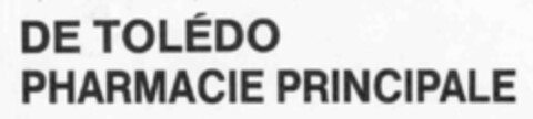 DE TOLéDO PHARMACIE PRINCIPALE Logo (IGE, 12.04.1989)