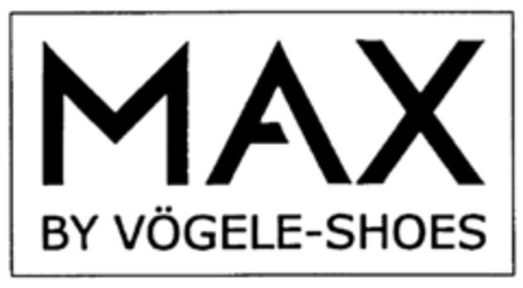 MAX BY VÖGELE-SHOES Logo (IGE, 22.07.2003)