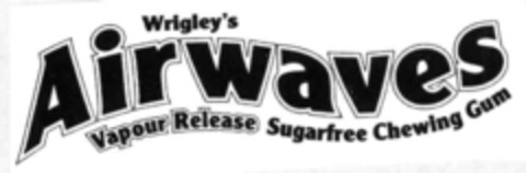 Wrigley's Airwaves Vapour Release Sugarfree Chewing Gum Logo (IGE, 22.05.2000)