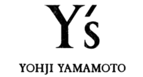 Y's YOHJI YAMAMOTO Logo (IGE, 01.11.1991)