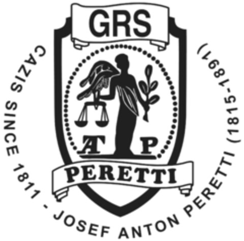GRS PERETTI CAZIS SINCE 1811 - JOSEF ANTON PERETTI (1815 - 1891) ATP Logo (IGE, 06/03/2010)