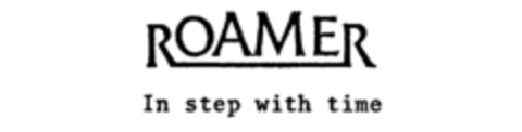 ROAMER In step with time Logo (IGE, 20.03.1986)