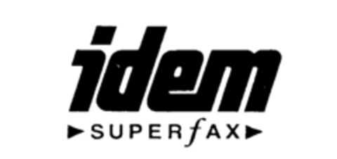idem SUPERfAX Logo (IGE, 30.10.1989)