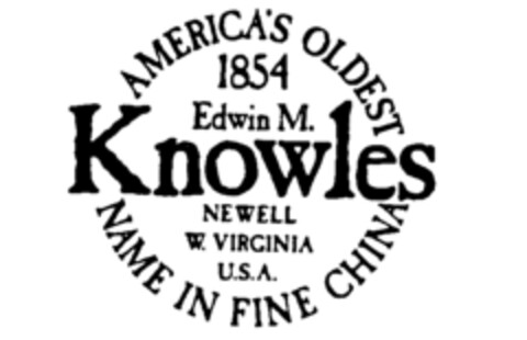 Edwin M. Knowles 1854 Logo (IGE, 20.04.1989)